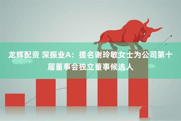 龙辉配资 深振业A：提名谢玲敏女士为公司第十届董事会独立董事候选人